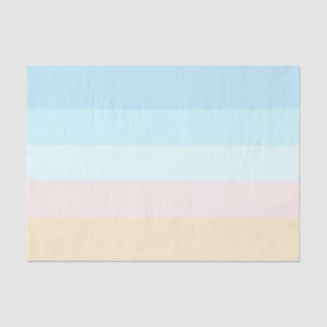Papier Mousseline Couleurs multiples Pastel (Recto)