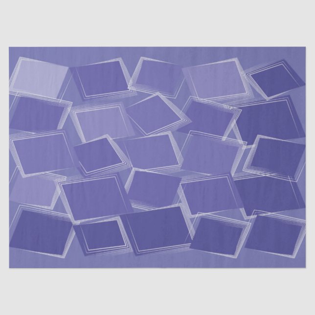 Papier Mousseline Couleurs violettes éparpillées (Recto)