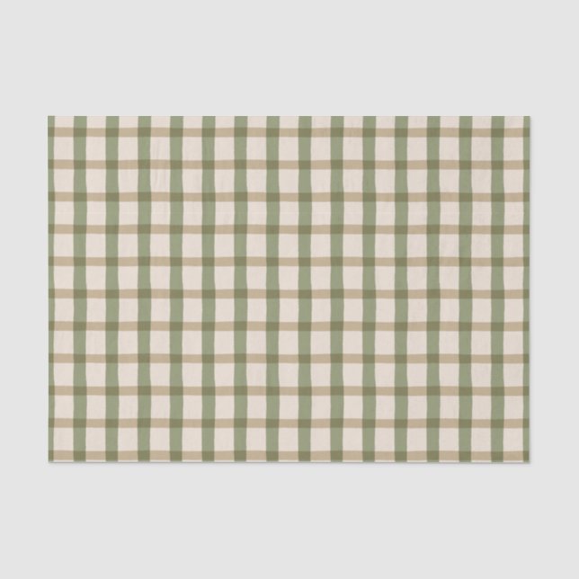 Papier Mousseline Country Cottage Plaid (Recto)