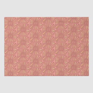 Papier Mousseline Coupe de soleil brillante et cadeau de charme rose