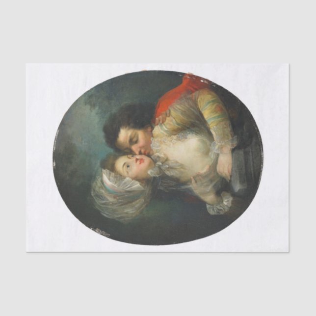 Papier Mousseline Couples accueillant par Jean-Frédéric Schall (Recto)