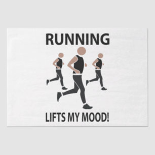 Papier Mousseline Courir Ascense Mon Humeur Courir
