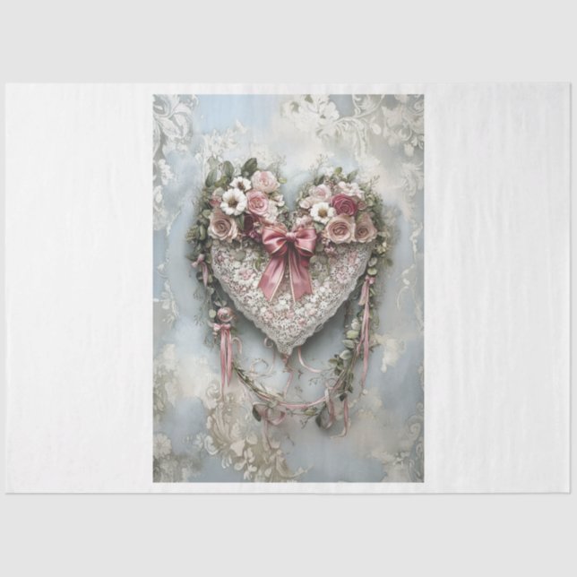 Papier Mousseline couronne cardiaque (Recto)
