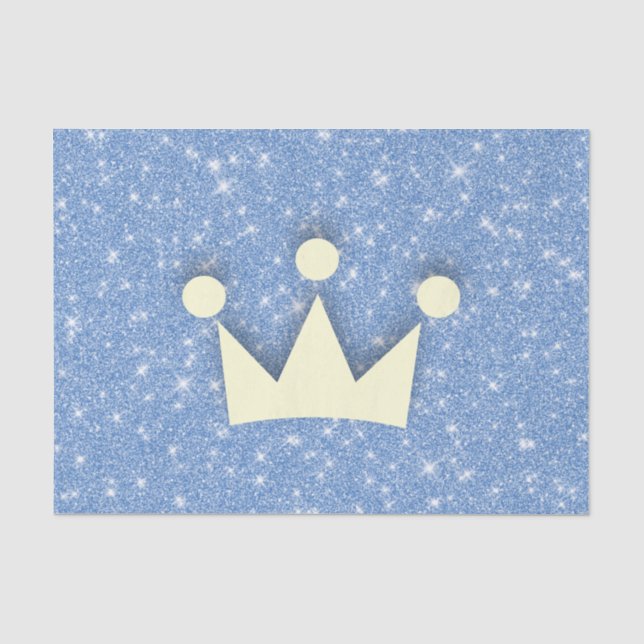 Papier Mousseline Couronne de Bling (Recto)