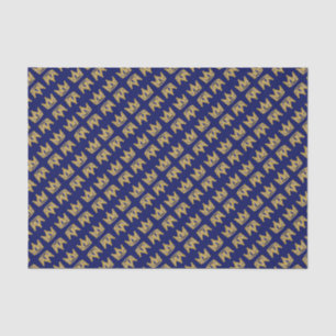 Papier Mousseline Couronne de graffiti en or