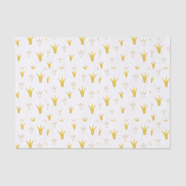 Papier Mousseline Couronne d'or de princesse (Recto)