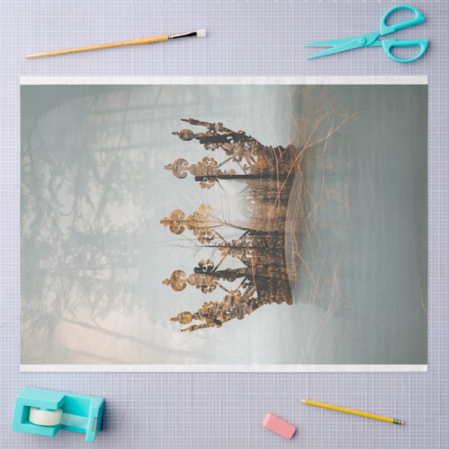 Papier Mousseline Couronne enchantée de Jésus Découpage (Artisanat)