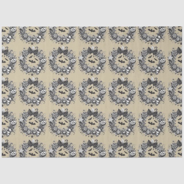 Papier Mousseline Couronne Macabre (Recto)