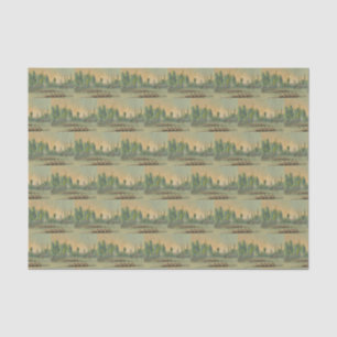 Papier Mousseline Course de Rames de Barque de Course Vintage Rowers