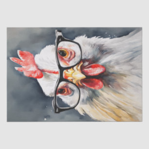 Papier Mousseline Couture de Cluck : Poulet à la mode dans le découp
