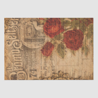 Papier Mousseline Couverture de musique Vintage et découpage chic du