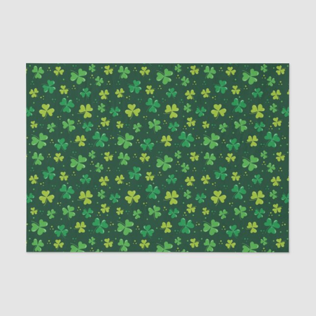Papier Mousseline Couverture verte St. Patrick's Day (Recto)
