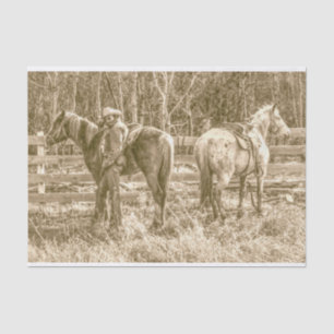 Papier Mousseline Cowboy de l'Alberta