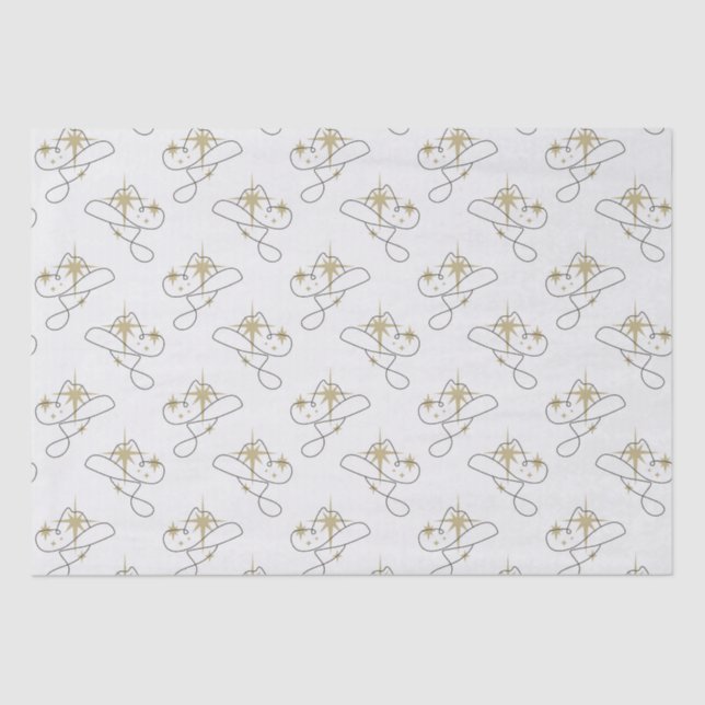 Papier Mousseline Cowgirl (Recto)