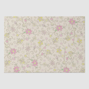 Papier Mousseline Cowgirl Baby shower Pays Western Rose Girl