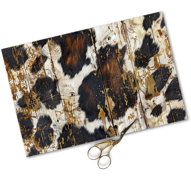 Papier Mousseline Cowgirl rustique Pays Occidental Bois Découpage (Créateur téléchargé)