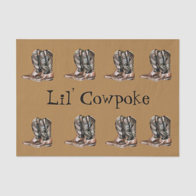 Papier Mousseline Cowpoke de Lil (Recto)