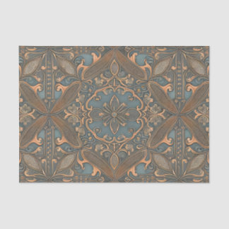 Papier Mousseline Cozy old pattern