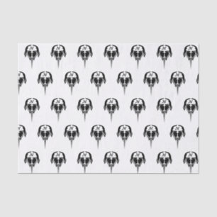 Papier Mousseline Crabe à fer à cheval dans le style tatouage tribal