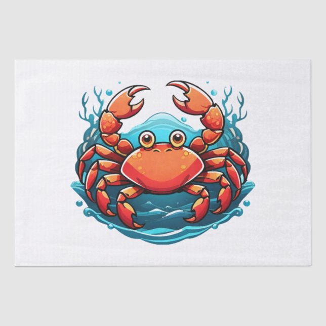 Papier Mousseline crabe-drole (Recto)