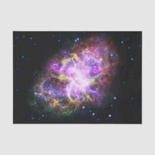Papier Mousseline Crabe Nebula Supernova Remnant Hubble Composite