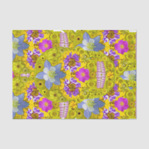 Papier Mousseline Crâne 3 de fleur