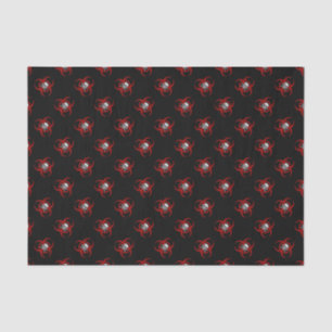 Papier Mousseline Crâne rouge de Biohazard