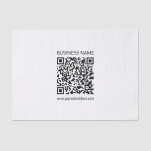 Papier Mousseline Créer un code QR d'entreprise Texte instantané et