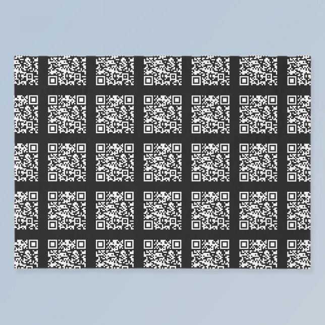 Papier Mousseline Créer un Motif de code QR en mosaïque | Couleur mo (Créateur téléchargé)