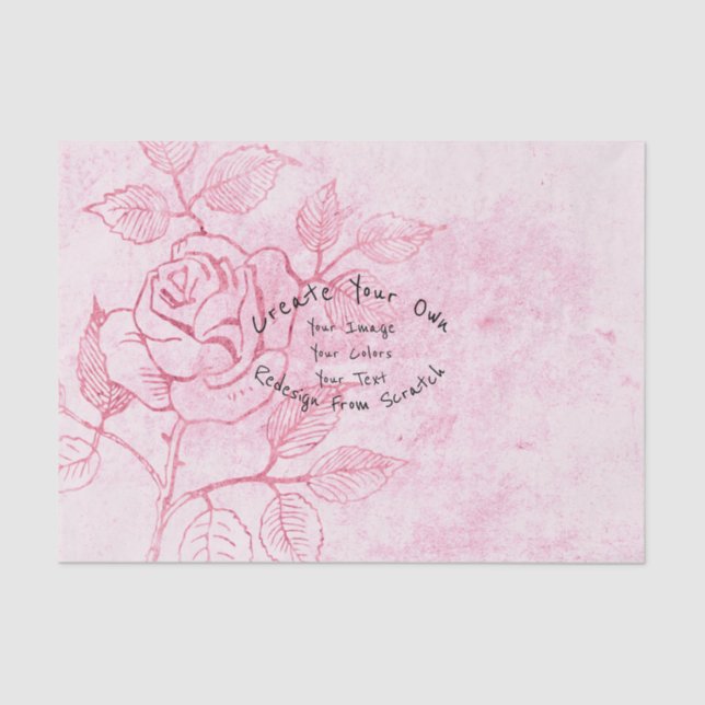 Papier Mousseline Créer votre propre Customisé (Recto)