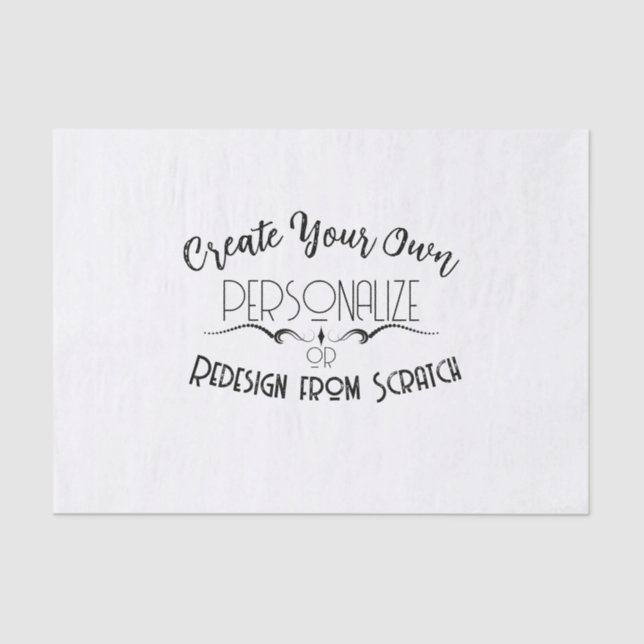 Papier Mousseline Créez les vôtres (Recto)