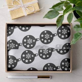 Papier Mousseline Créez vos propres ornements noirs de Noël personna