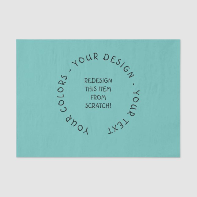 Papier Mousseline Créez votre propre (Recto)