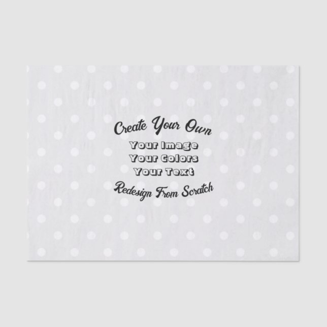 Papier Mousseline Créez votre propre (Recto)