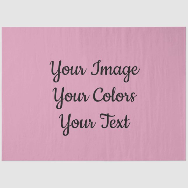 Papier Mousseline Créez votre propre (Recto)