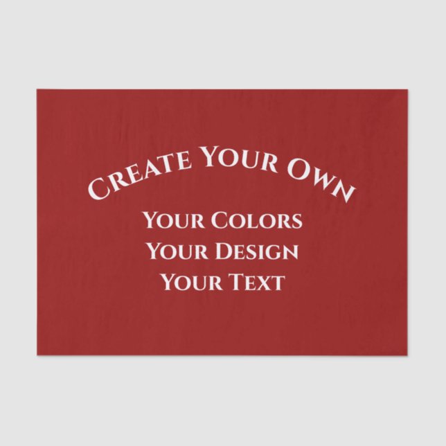 Papier Mousseline Créez votre propre (Recto)