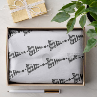 Papier Mousseline Créez Votre Propre Arbre de Noël Simple Personnali
