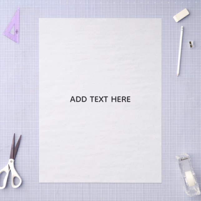 Papier Mousseline Créez Votre Propre Blanc  (Artisanat)