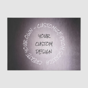 Papier Mousseline Créez votre propre Customisé