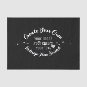 Papier Mousseline Créez votre propre image personnalisée