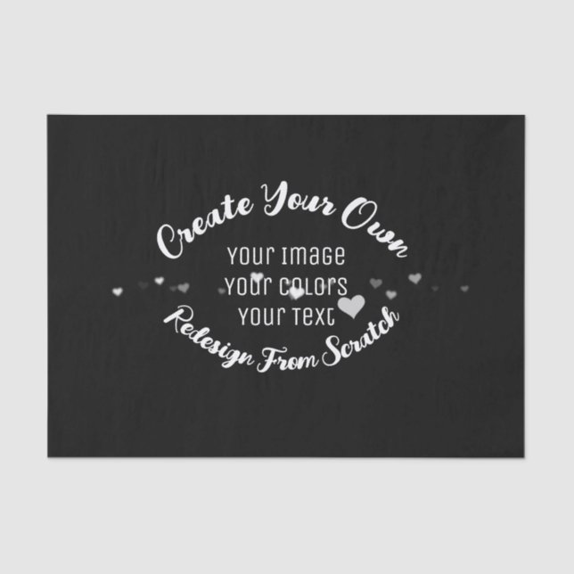 Papier Mousseline Créez votre propre image personnalisée (Recto)