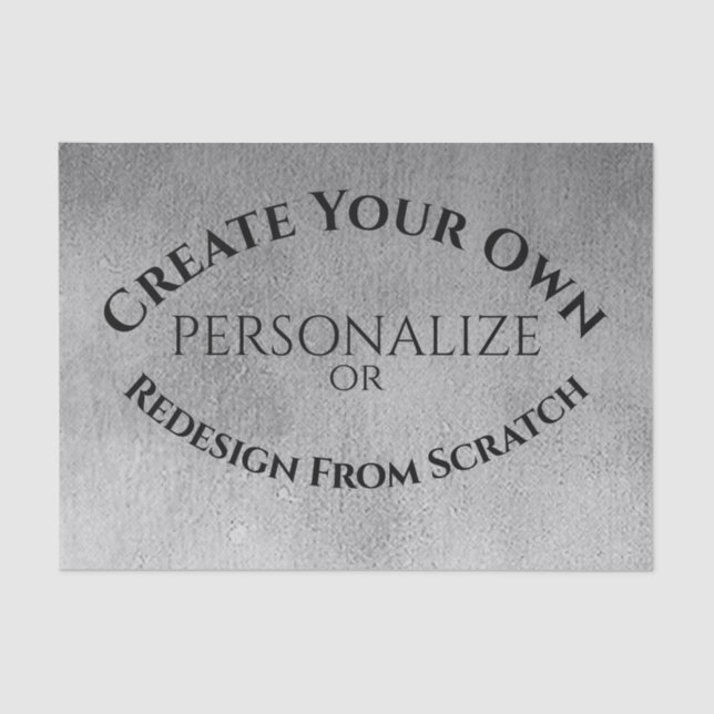 Papier Mousseline Créez votre propre personnalisation (Recto)