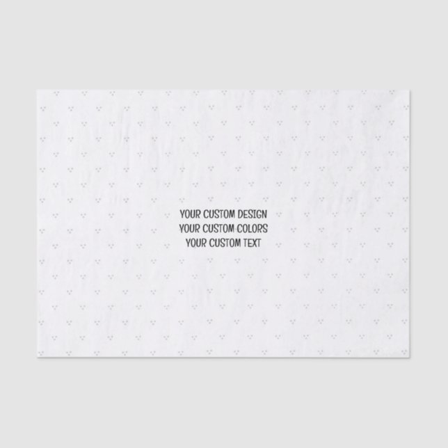 Papier Mousseline Créez votre propre personnalisation (Recto)