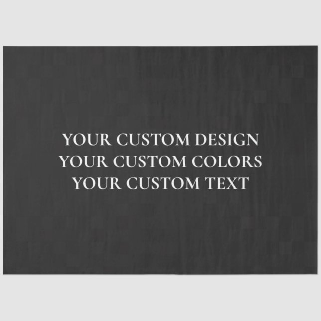 Papier Mousseline Créez votre propre personnalisation (Recto)