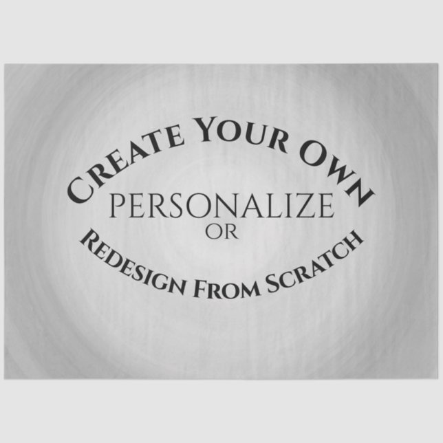 Papier Mousseline Créez votre propre personnalisation (Recto)