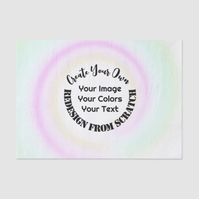 Papier Mousseline Créez Votre Propre Personnalisé (Recto)