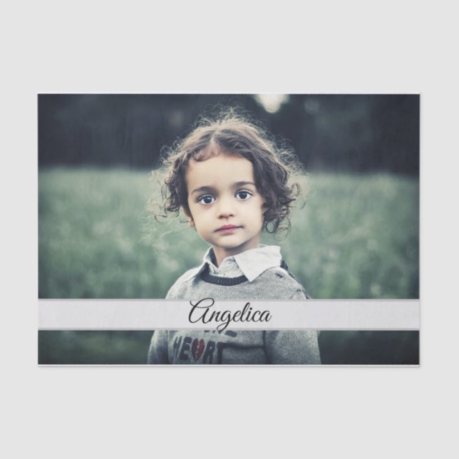 Papier Mousseline Créez votre propre photo (Recto)