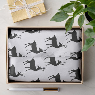Papier Mousseline Créez Votre Propre Silhouette de Renne de Noël Per