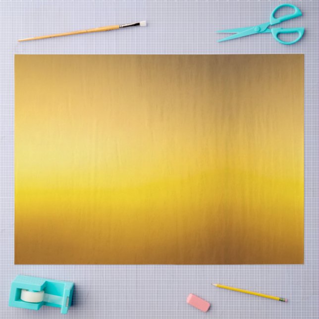 Papier Mousseline Crépuscule d'or (Artisanat)