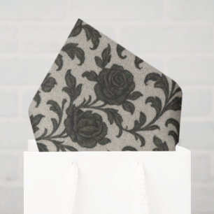 Papier Mousseline Crimson Nocturne Bloom Victorian